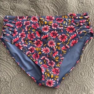 High waisted bikini bottoms